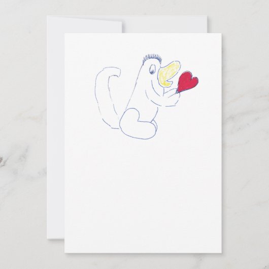 Love Bug Invitation Kaart (Voorkant)