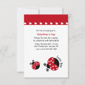 Love Bug Invitation Kaart (Voorkant)