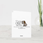 Love bug-kaart kaart (Achterkant)