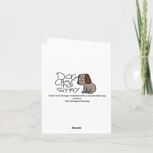 Love bug-kaart kaart (Achterkant)