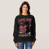 Love Bug Kat Valentijn T-shirt – Mooie Grappige Ka (Voorkant volledig)