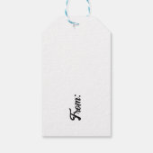 Love Bug Ladybug, Cute Cartoon Valentine’s Day Cadeaulabel (Achterkant)