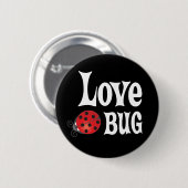 Love Bug - Ladybug Ronde Button 5,7 Cm (Voorkant /achterkant)