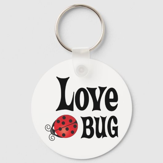 Love Bug - Ladybug Sleutelhanger (Voorkant)