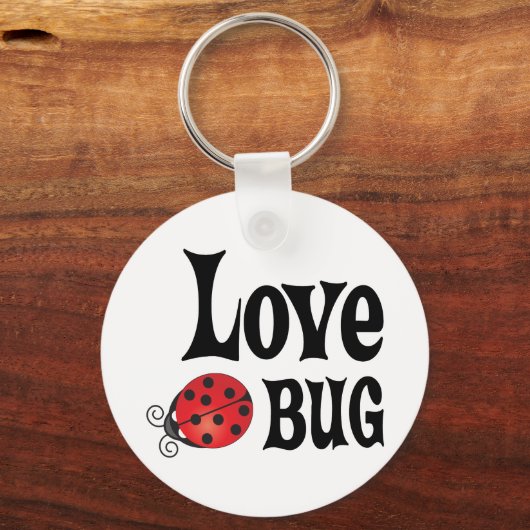 Love Bug - Ladybug Sleutelhanger (Voorkant)