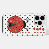 Love Bug Ladybug Tough Phone Case iPhone Hoesje (Achterkant horizontaal)