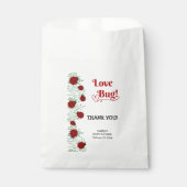 Love Bug Minimalistisch Baby shower Bedankzakje (Voorkant)