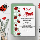 Love Bug Minimalistisch Baby shower Kaart