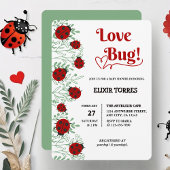 Love Bug Minimalistisch Baby shower Kaart