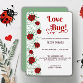 Love Bug Minimalistisch Baby shower Kaart