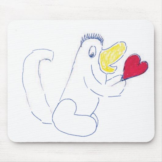 Love Bug Mousepad Muismat (Voorkant)