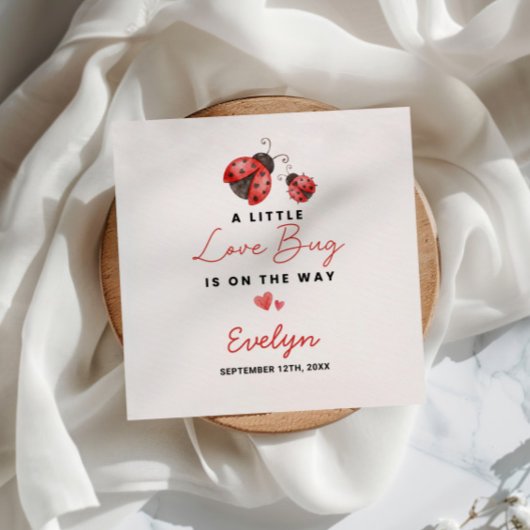 Love Bug Napkin Servet