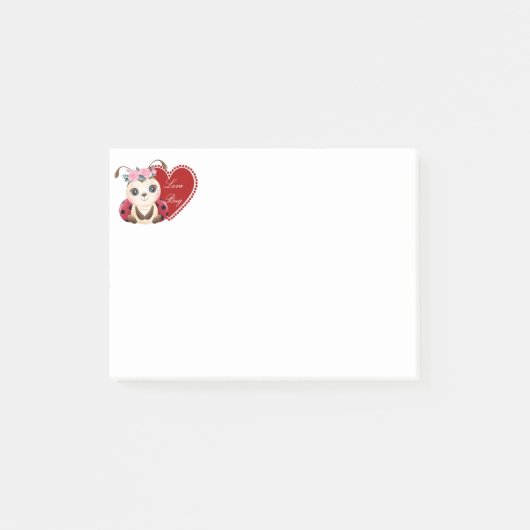 Love Bug Post-it® Notes (Voorkant)
