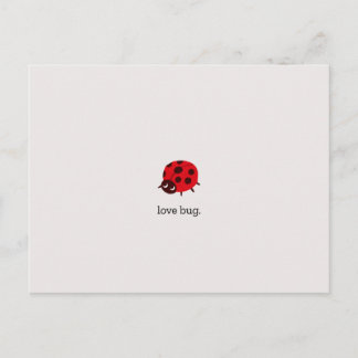 Love Bug Postkarte Briefkaart