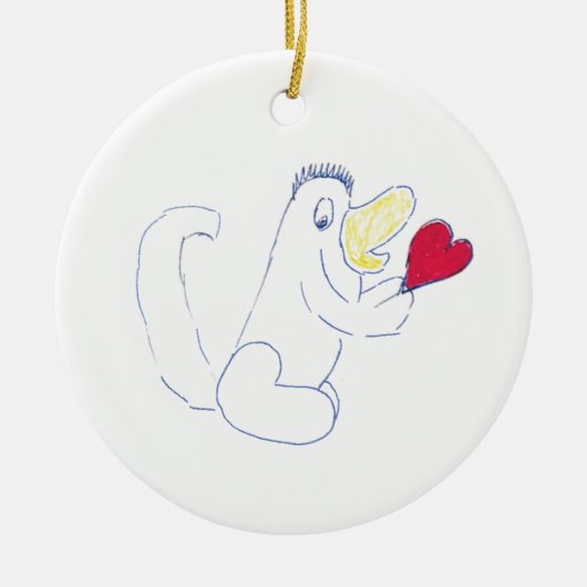 Love Bug Round Ornament (Voorkant)