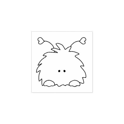 Love Bug Rubberstempel (Afrduk)