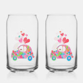 Love Bug Soda Glass Blikvorm Glas (Voorkant)