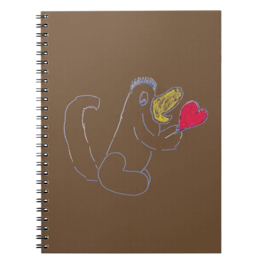 Love Bug Spiral Photo Notitieboek (Voorkant)