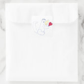 Love Bug Square Sticker (Tas)