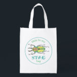 Love Bug Stag Swag Bag Party Favor Boodschappentas<br><div class="desc">Een schattige draai op de zwenkzak,  deze STAG-tas heeft een schattige,  stag kever-lovebug afbeelding! Dit maakt de perfecte feesttas voor je insect tot verjaardagsfeestje!</div>