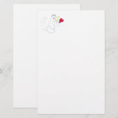 Love Bug Stationery Briefpapier (Voorkant / Achterkant)