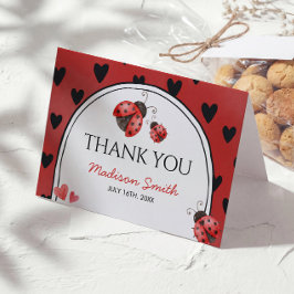 Love bug Thank You Card Bedankkaart