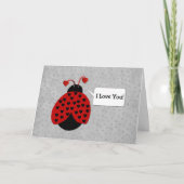 Love Bug Valentijnsdag Card Feestdagen Kaart (Voorkant)