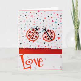 Love Bug Valentijnsdag Card Feestdagen Kaart