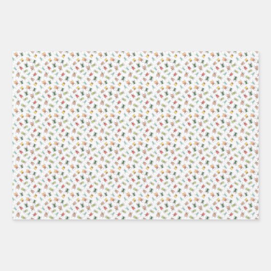 Love Bug Valentijnsdag Inpakpapier Vel (Voorkant)