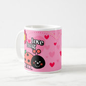 Love Bug - Valentijnsdag Koffiemok (Voorkant links)