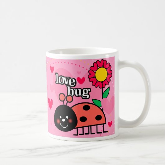 Love Bug - Valentijnsdag Koffiemok (Rechts)