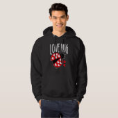 Love Bug Valentine's Day Good Luck Nature Date Sin Hoodie (Voorkant volledig)