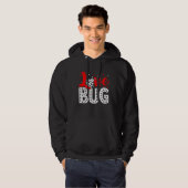 Love Bug Valentine's Day Insect Nature Date Night  Hoodie (Voorkant volledig)