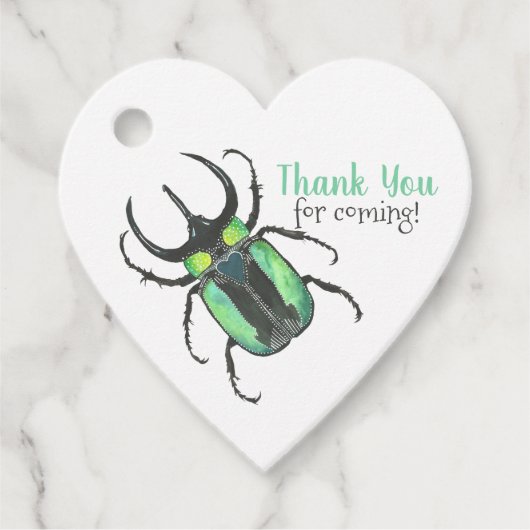 Love Bugs Beetles Dankuwel Bedankjes Labels (Voorkant)