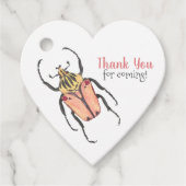 Love Bugs Beetles Dankuwel Bedankjes Labels (Voorkant)