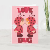 Love Bugs Beetles Valentijns Kaart (Voorkant)