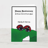 Love Bugs Jubileum Kaart (Voorkant)