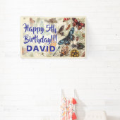 Love Bugs Verjaardagsfeest Insecten Thema Spandoek (Insitu)