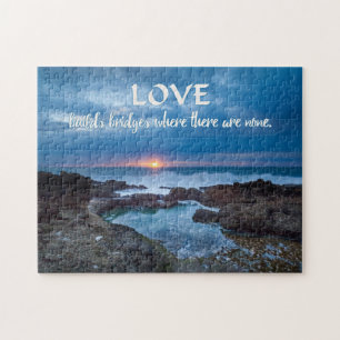 Love Builds Bridges puzzle Legpuzzel