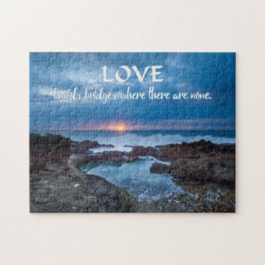 Love Builds Bridges puzzle Legpuzzel (Horizontaal)