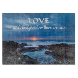 Love Builds Bridges snijboard Snijplank