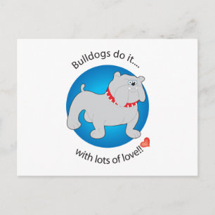 Love Bulldog Briefkaart