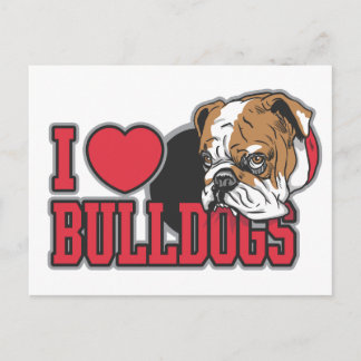 Love Bulldogs Briefkaart