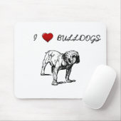 Love Bulldogs Muismat (Met muis)