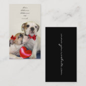 Love Bulldogs visitekaartje (Voorkant / Achterkant)