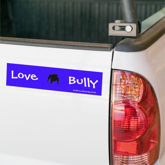 Love Bully Bumpersticker (Op Truck)