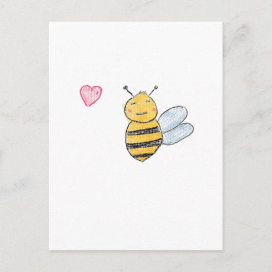 Love Bumblebee Briefkaart (Voorkant)
