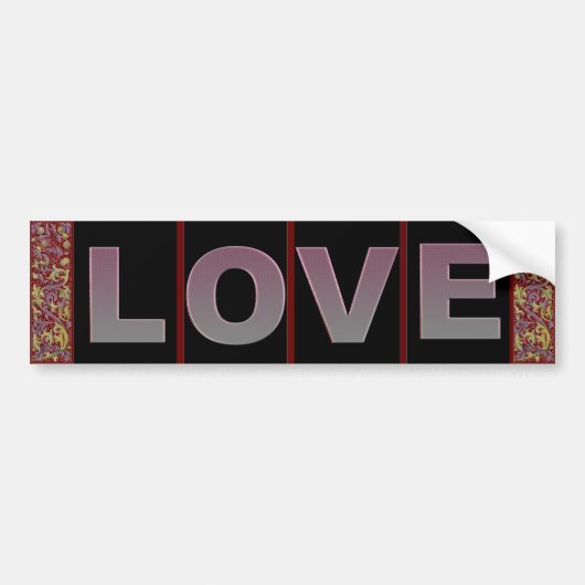 Love Bumpersticker (Voorkant)