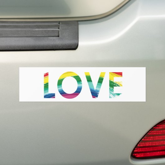 Love Bumpersticker (Op auto)