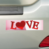 Love Bumpersticker (Op auto)